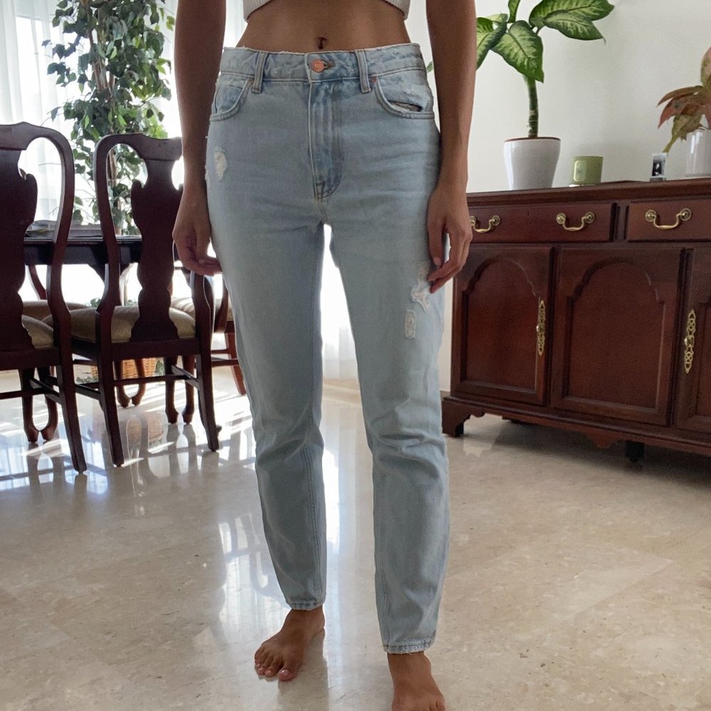 Zara Ripped Skinny Jeans
